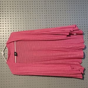 Bobeau Vibrant Pink Women's Cardigan